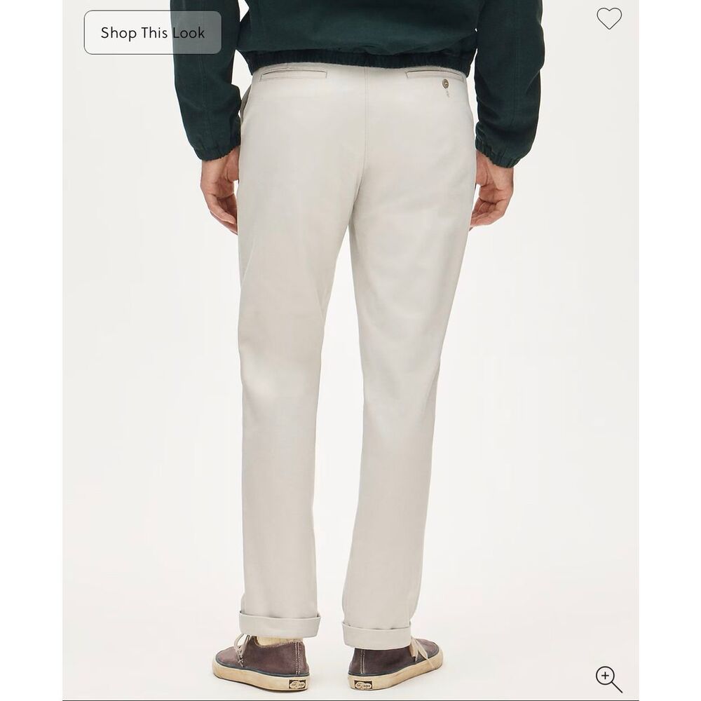 J. Crew Broken-in Straight chino pant in Stone NWT size 32/32 - Picture 3 of 7